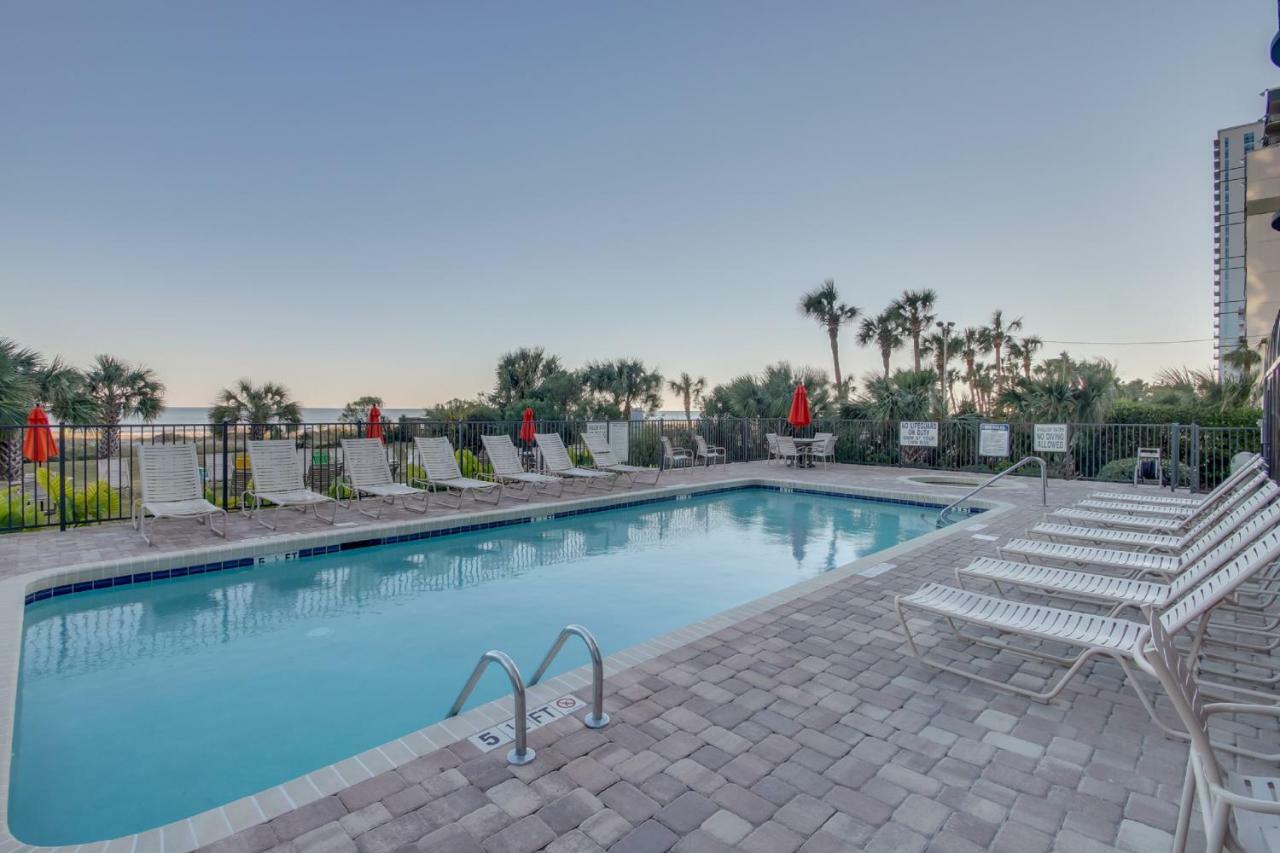 Oceanfront Condo W Balcony King Bed Meridian Plaza Myrtle Beach Zewnętrze zdjęcie