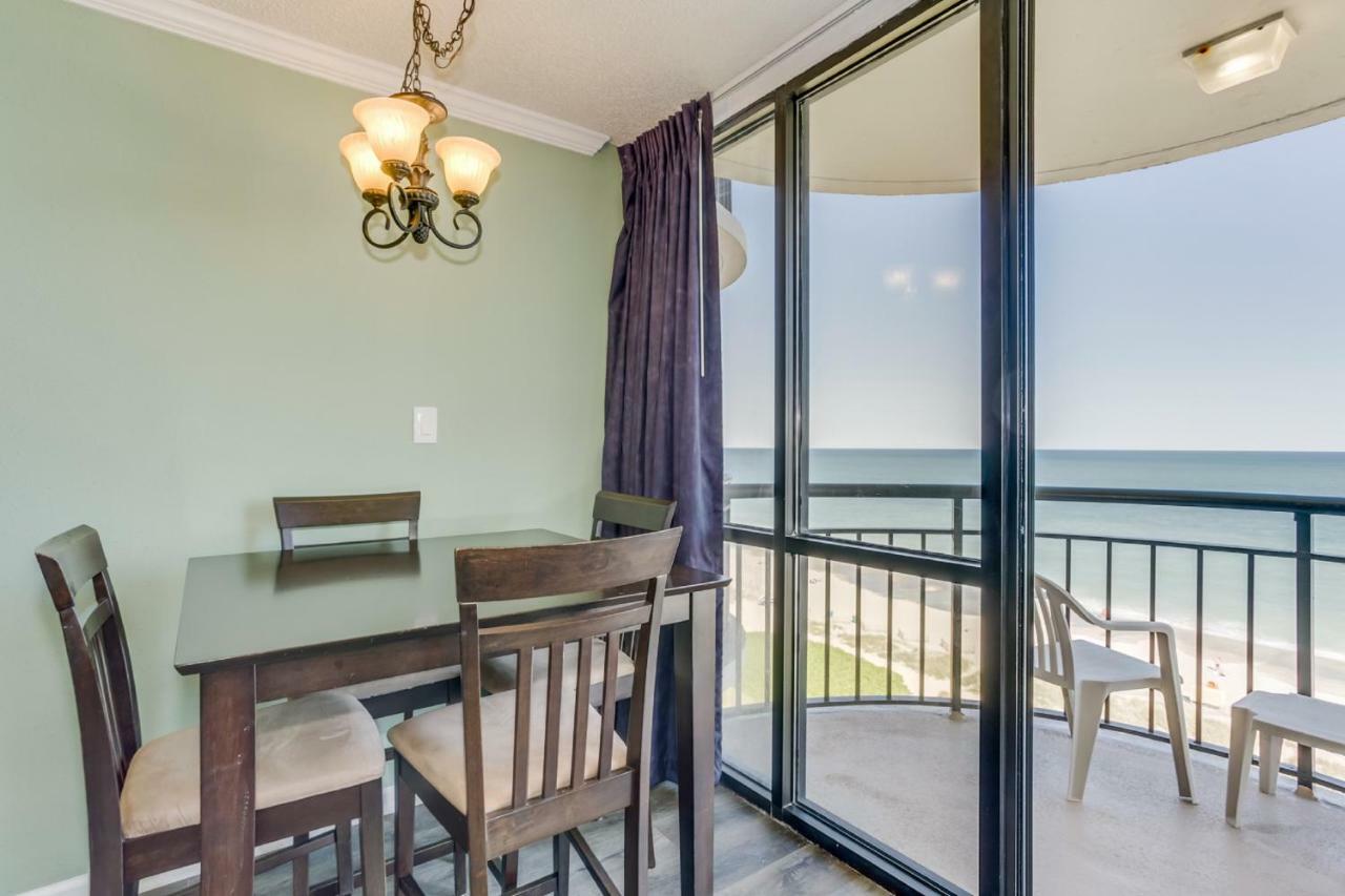 Oceanfront Condo W Balcony King Bed Meridian Plaza Myrtle Beach Zewnętrze zdjęcie