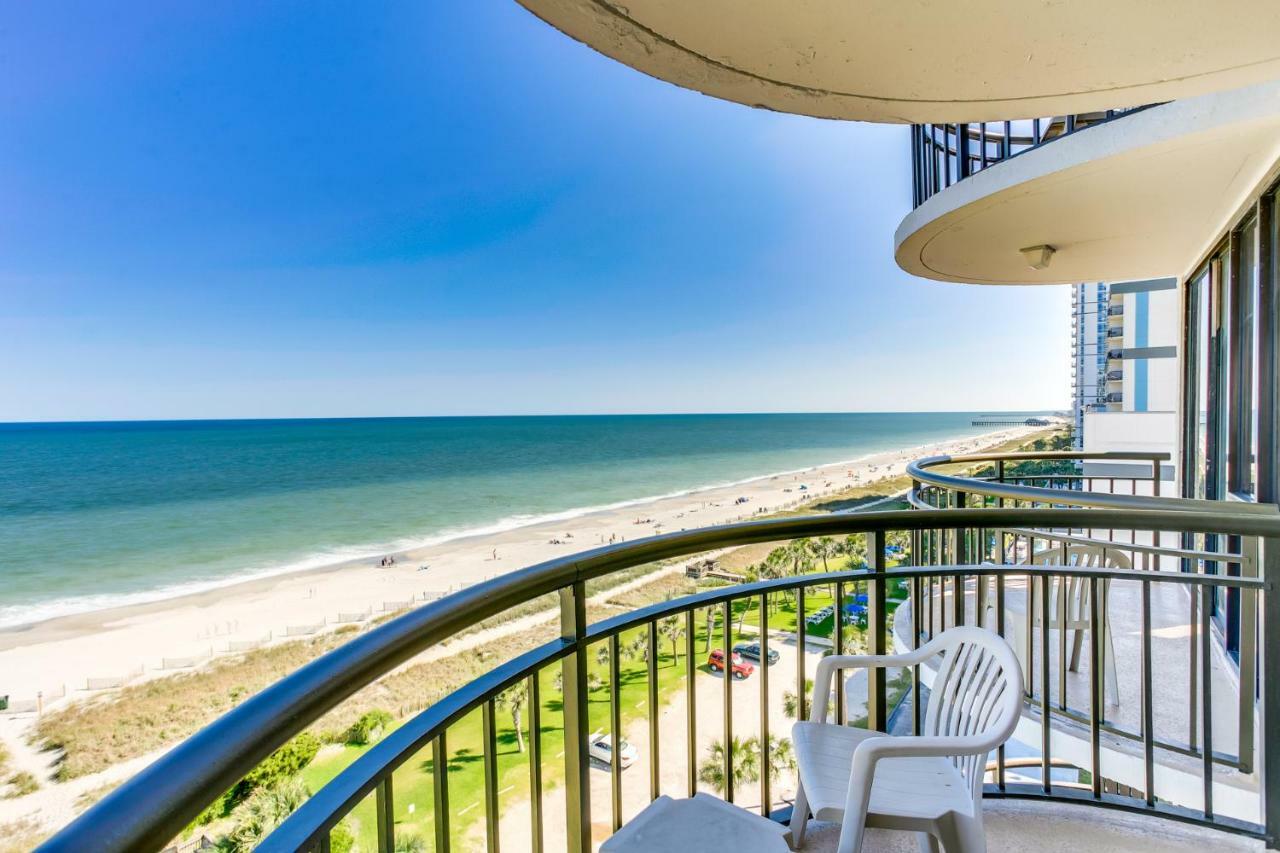 Oceanfront Condo W Balcony King Bed Meridian Plaza Myrtle Beach Zewnętrze zdjęcie