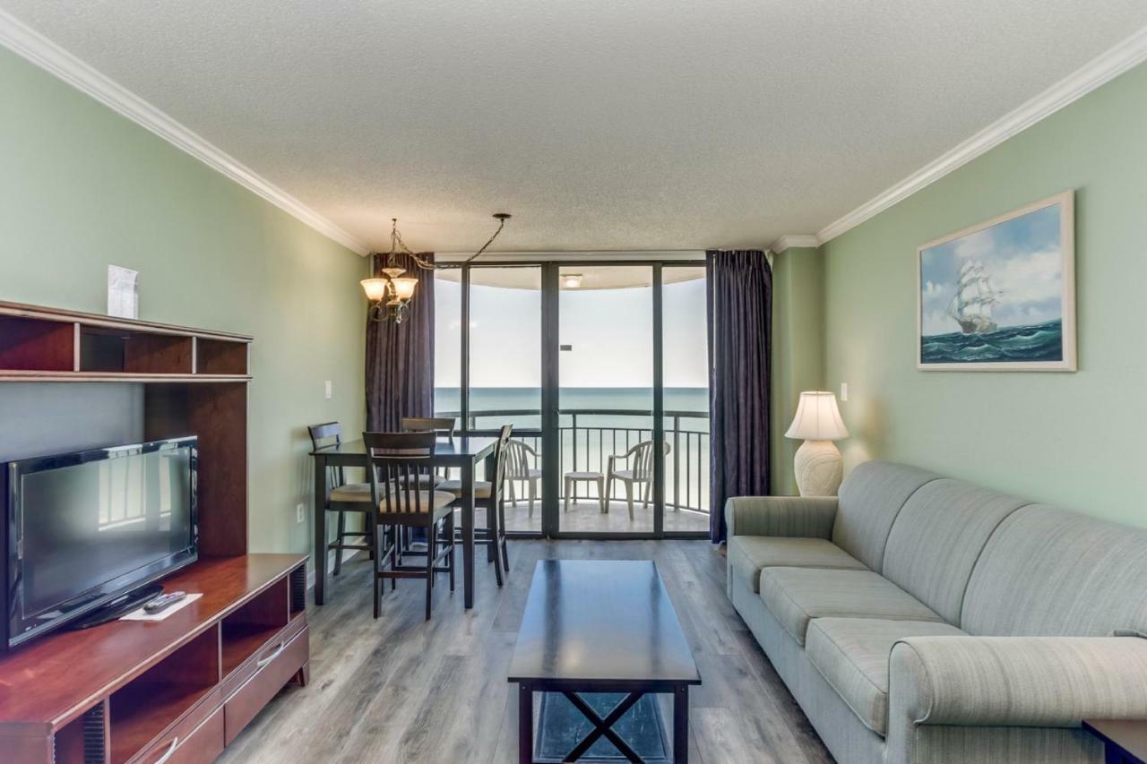 Oceanfront Condo W Balcony King Bed Meridian Plaza Myrtle Beach Zewnętrze zdjęcie