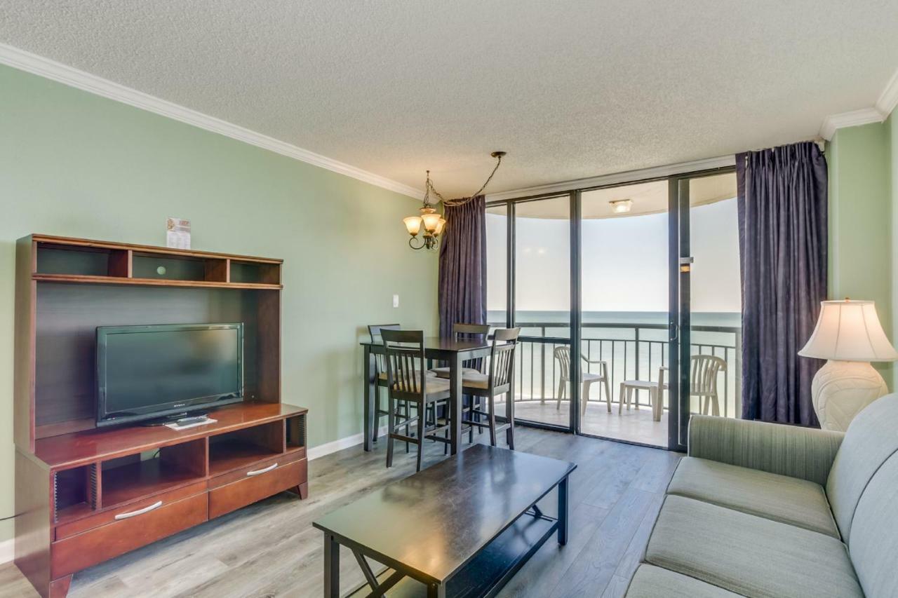 Oceanfront Condo W Balcony King Bed Meridian Plaza Myrtle Beach Zewnętrze zdjęcie