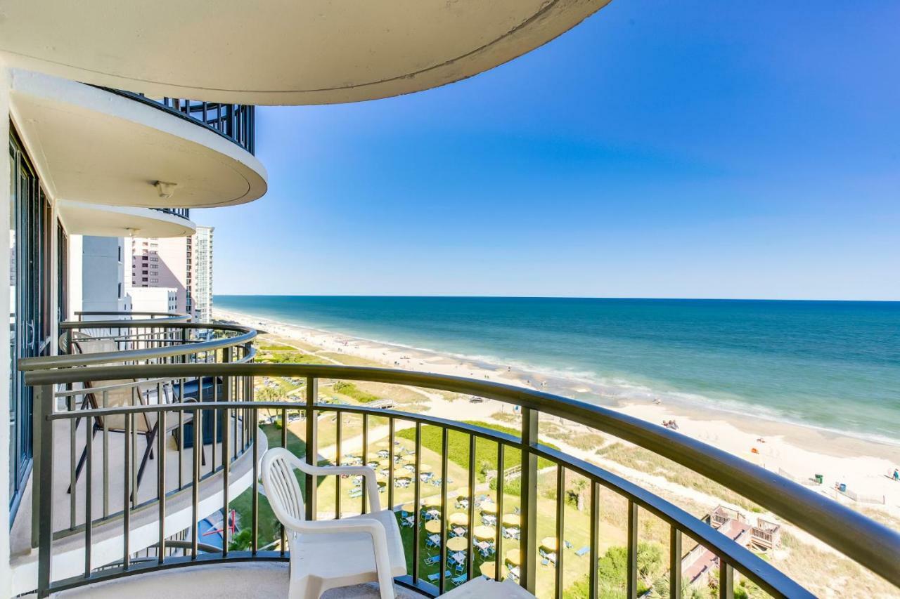 Oceanfront Condo W Balcony King Bed Meridian Plaza Myrtle Beach Zewnętrze zdjęcie