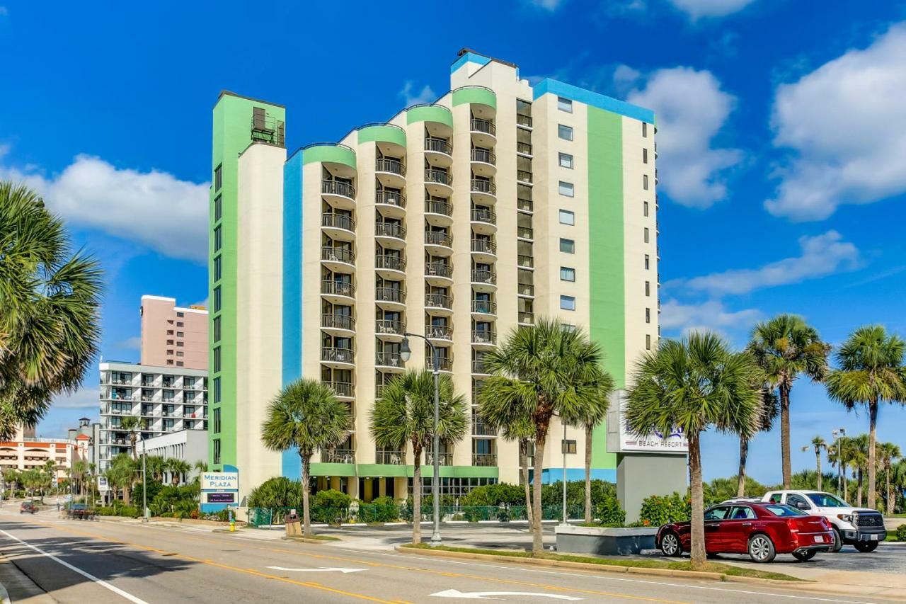 Oceanfront Condo W Balcony King Bed Meridian Plaza Myrtle Beach Zewnętrze zdjęcie